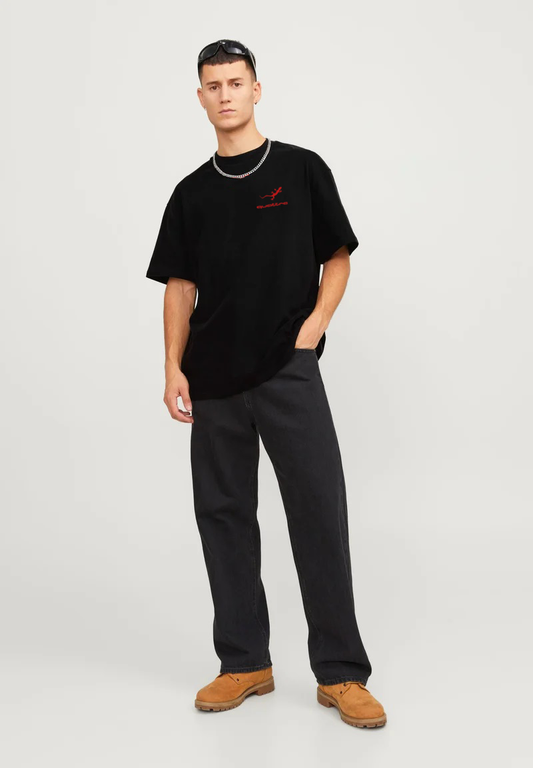 RS6 Baskılı Siyah T-Shirt