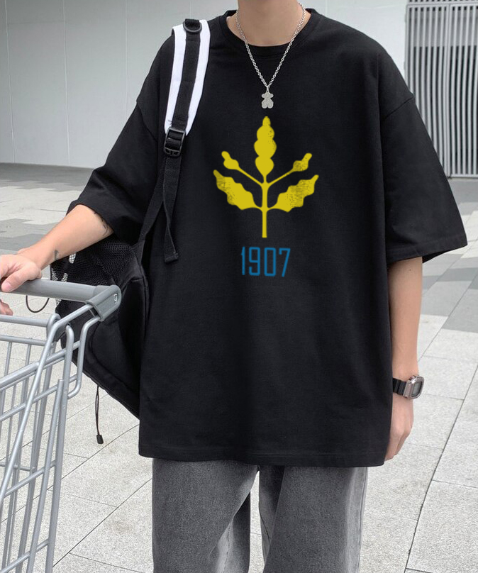 1907 Palamut Siyah T-Shirt