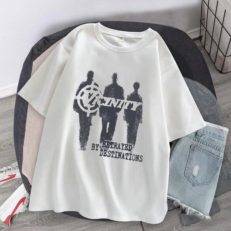 Vicinity Baskılı Beyaz T-Shirt
